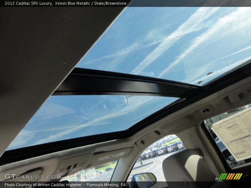 Xenon Blue Metallic / Shale/Brownstone 2012 Cadillac SRX Luxury