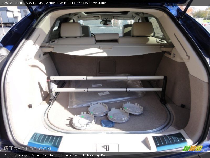 Xenon Blue Metallic / Shale/Brownstone 2012 Cadillac SRX Luxury