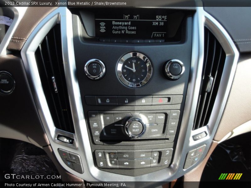 Xenon Blue Metallic / Shale/Brownstone 2012 Cadillac SRX Luxury