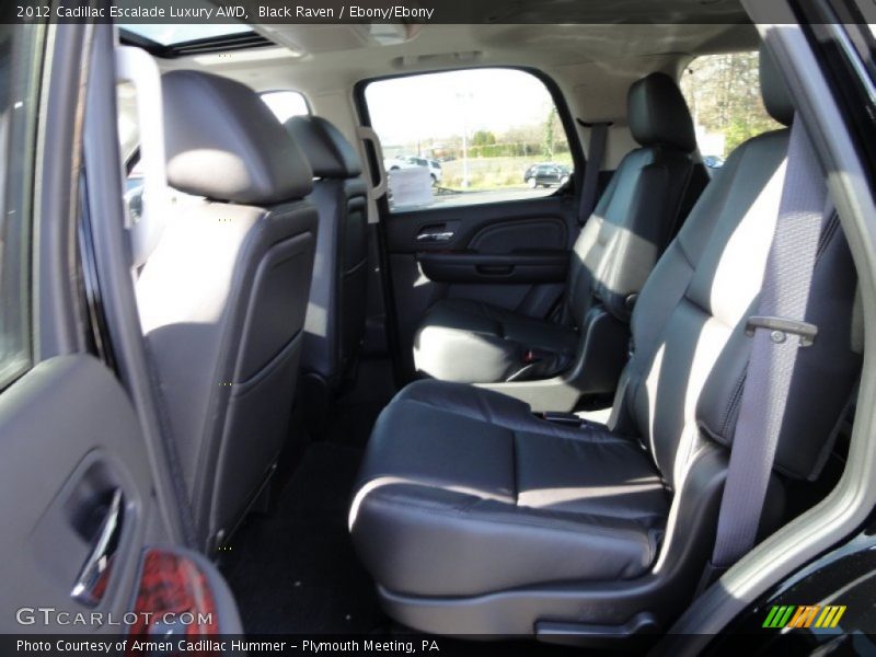 Black Raven / Ebony/Ebony 2012 Cadillac Escalade Luxury AWD