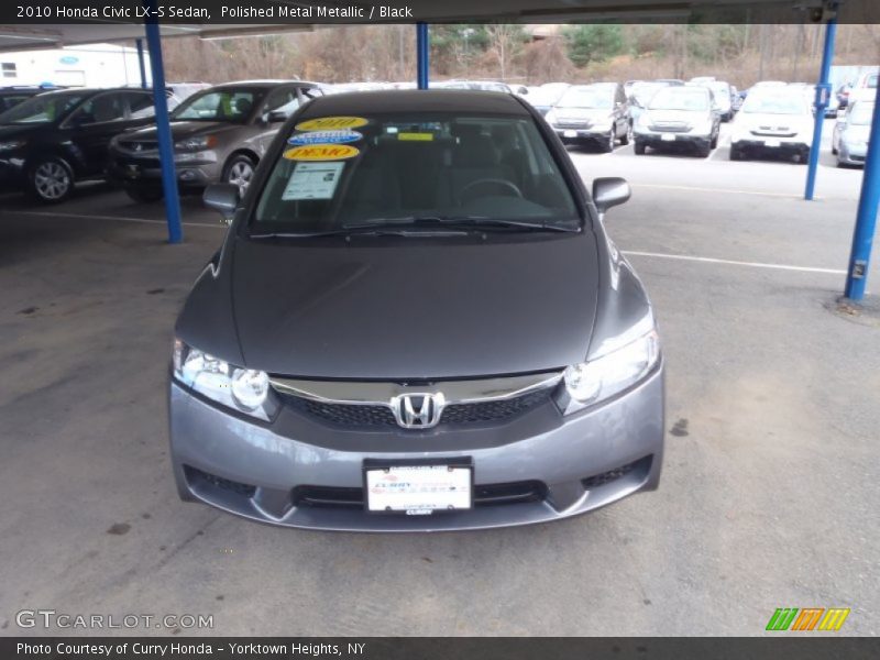 Polished Metal Metallic / Black 2010 Honda Civic LX-S Sedan