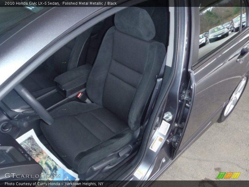 Polished Metal Metallic / Black 2010 Honda Civic LX-S Sedan
