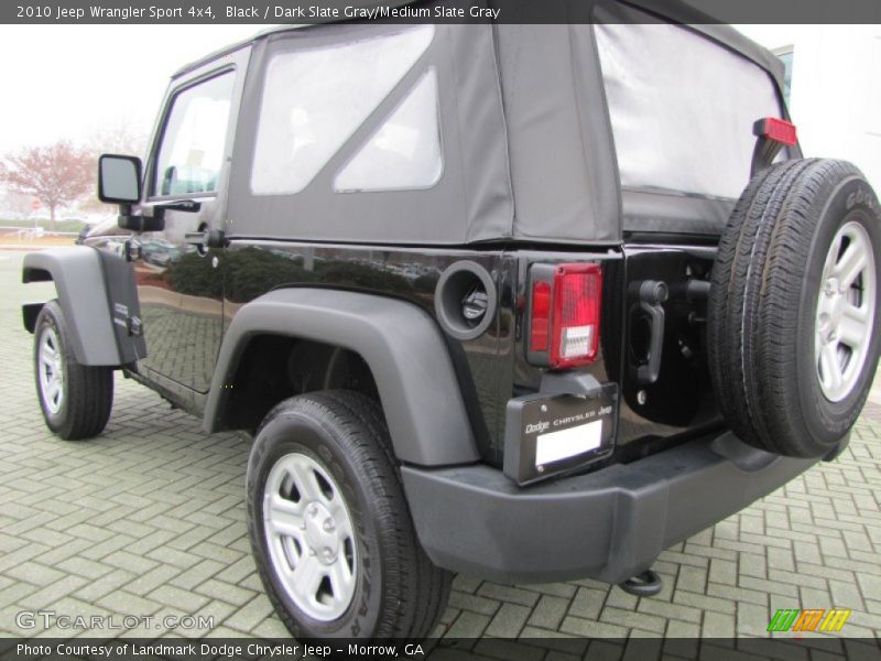 Black / Dark Slate Gray/Medium Slate Gray 2010 Jeep Wrangler Sport 4x4