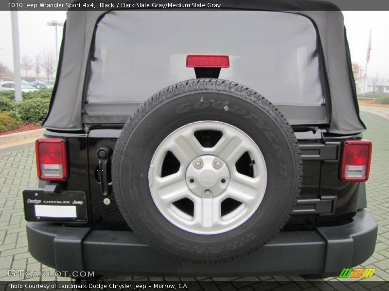 Black / Dark Slate Gray/Medium Slate Gray 2010 Jeep Wrangler Sport 4x4