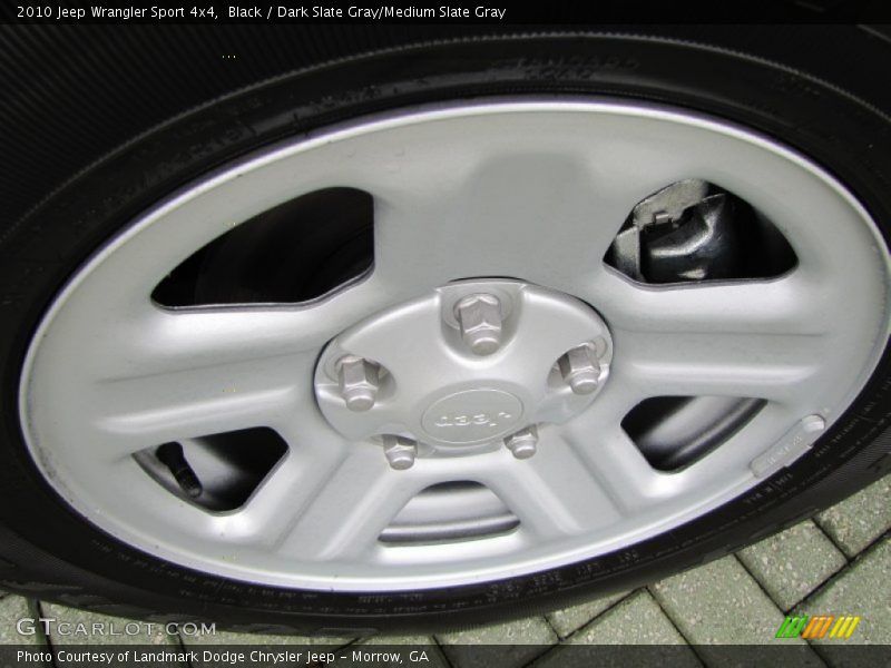 Black / Dark Slate Gray/Medium Slate Gray 2010 Jeep Wrangler Sport 4x4