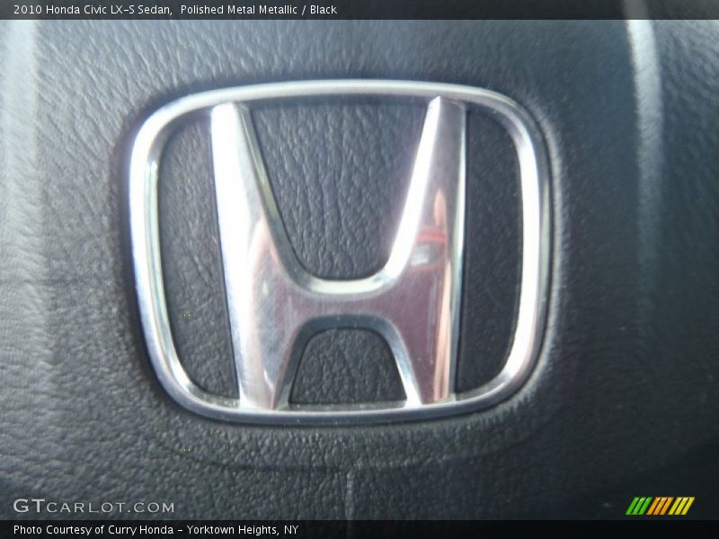 Polished Metal Metallic / Black 2010 Honda Civic LX-S Sedan