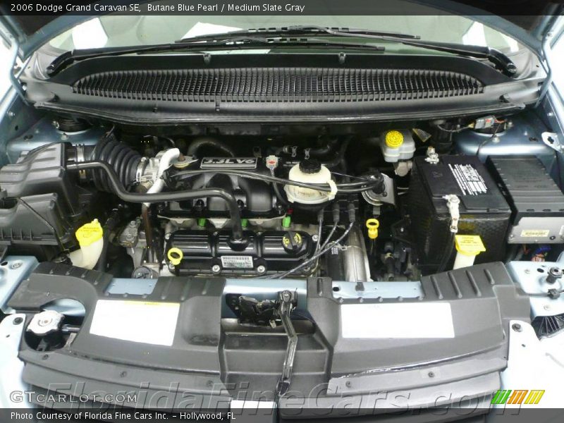 Butane Blue Pearl / Medium Slate Gray 2006 Dodge Grand Caravan SE