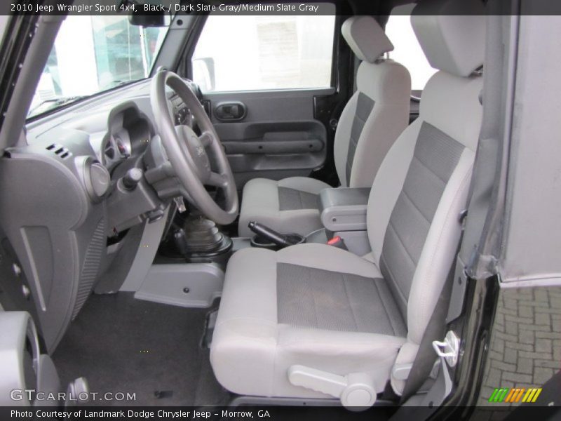 Black / Dark Slate Gray/Medium Slate Gray 2010 Jeep Wrangler Sport 4x4