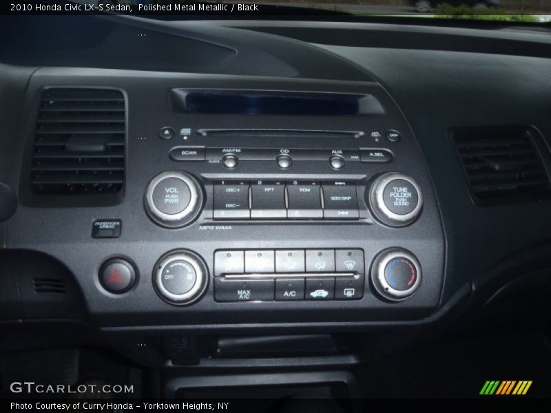 Polished Metal Metallic / Black 2010 Honda Civic LX-S Sedan