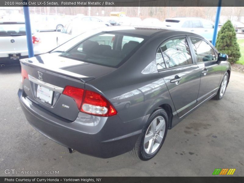 Polished Metal Metallic / Black 2010 Honda Civic LX-S Sedan