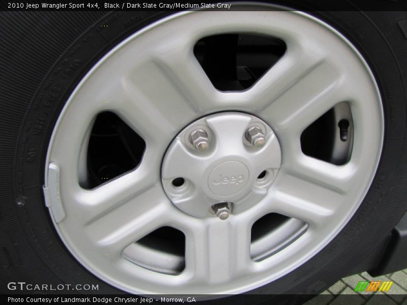 Black / Dark Slate Gray/Medium Slate Gray 2010 Jeep Wrangler Sport 4x4
