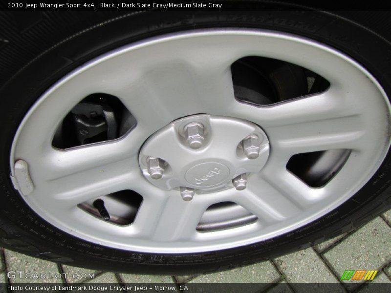 Black / Dark Slate Gray/Medium Slate Gray 2010 Jeep Wrangler Sport 4x4