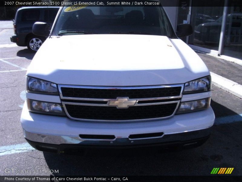 Summit White / Dark Charcoal 2007 Chevrolet Silverado 1500 Classic LS Extended Cab