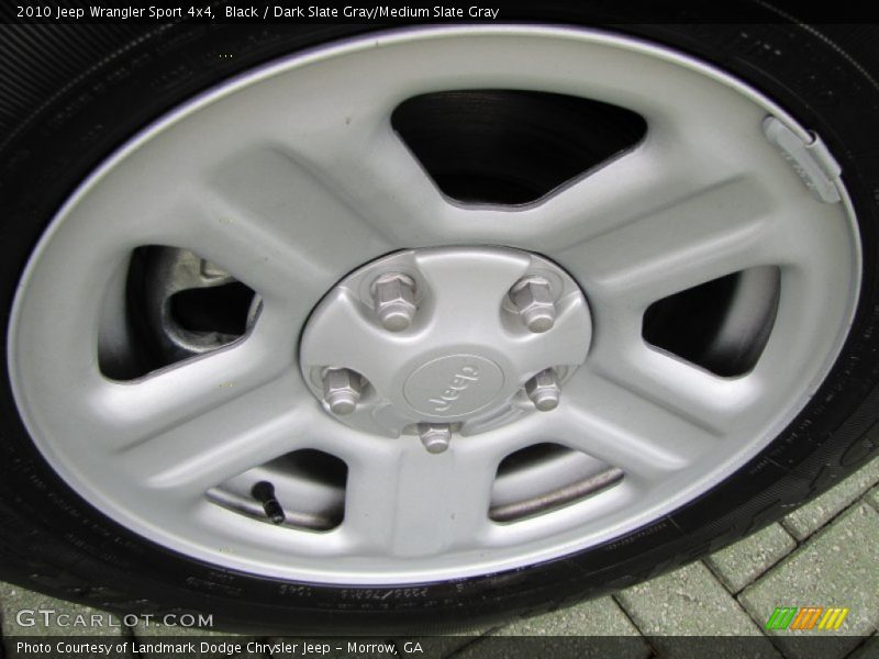 Black / Dark Slate Gray/Medium Slate Gray 2010 Jeep Wrangler Sport 4x4
