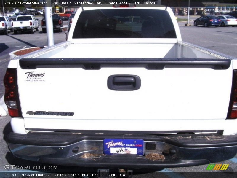 Summit White / Dark Charcoal 2007 Chevrolet Silverado 1500 Classic LS Extended Cab