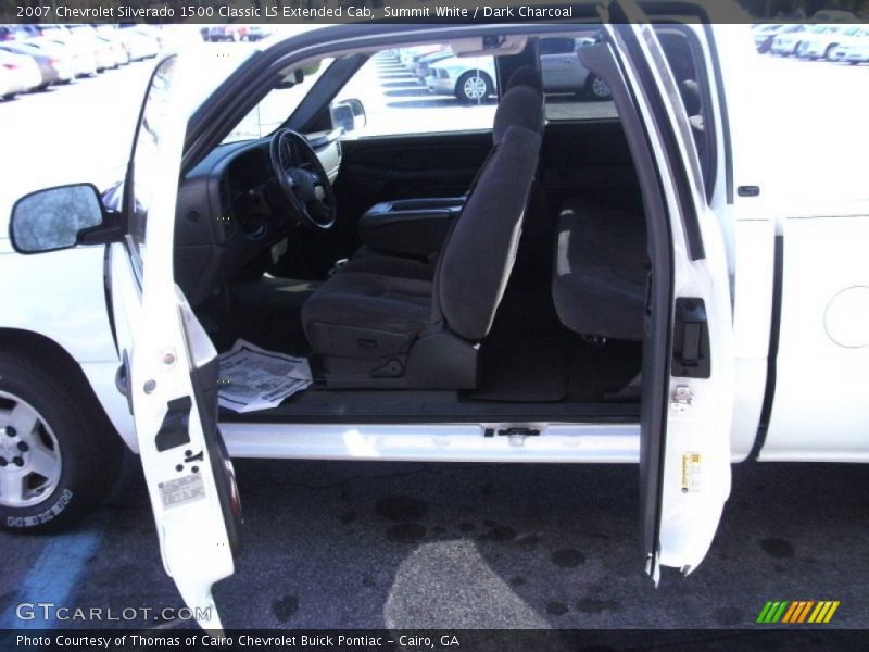 Summit White / Dark Charcoal 2007 Chevrolet Silverado 1500 Classic LS Extended Cab
