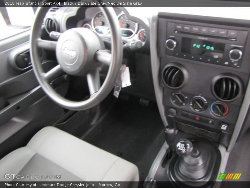 Black / Dark Slate Gray/Medium Slate Gray 2010 Jeep Wrangler Sport 4x4