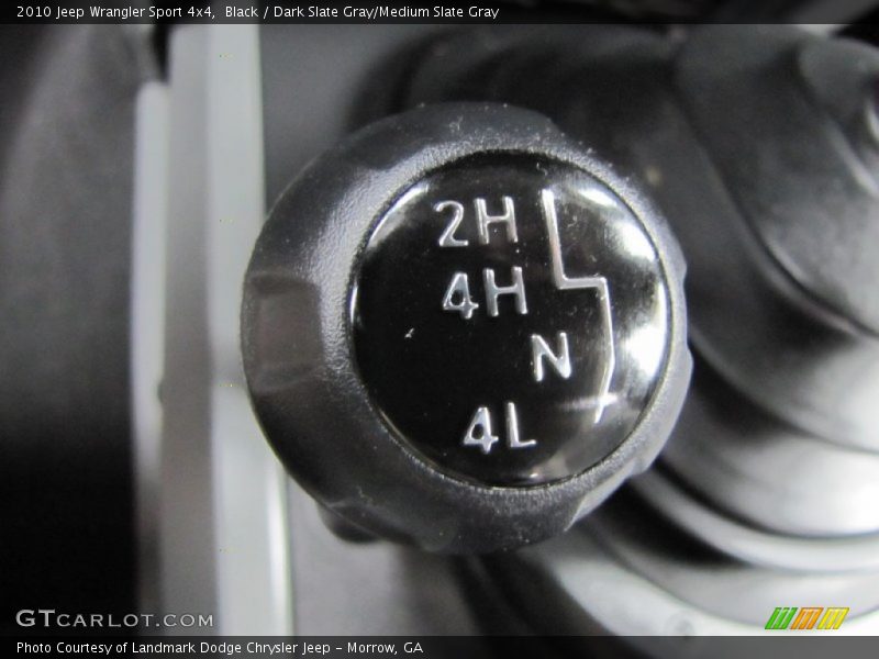 Black / Dark Slate Gray/Medium Slate Gray 2010 Jeep Wrangler Sport 4x4