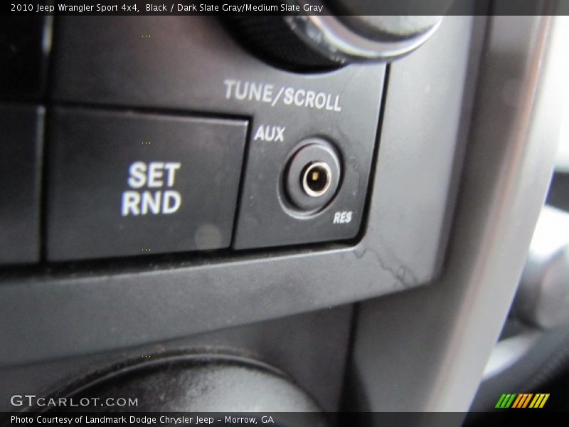 Black / Dark Slate Gray/Medium Slate Gray 2010 Jeep Wrangler Sport 4x4