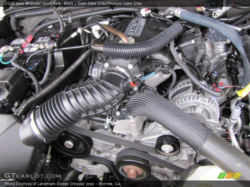Black / Dark Slate Gray/Medium Slate Gray 2010 Jeep Wrangler Sport 4x4