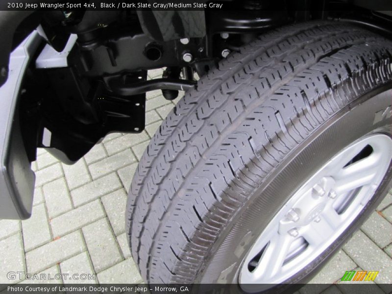 Black / Dark Slate Gray/Medium Slate Gray 2010 Jeep Wrangler Sport 4x4