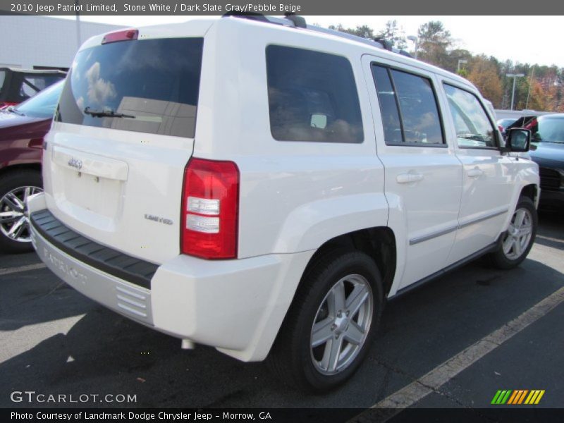 Stone White / Dark Slate Gray/Pebble Beige 2010 Jeep Patriot Limited