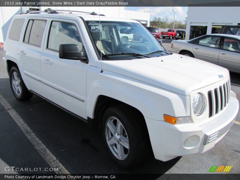 Stone White / Dark Slate Gray/Pebble Beige 2010 Jeep Patriot Limited