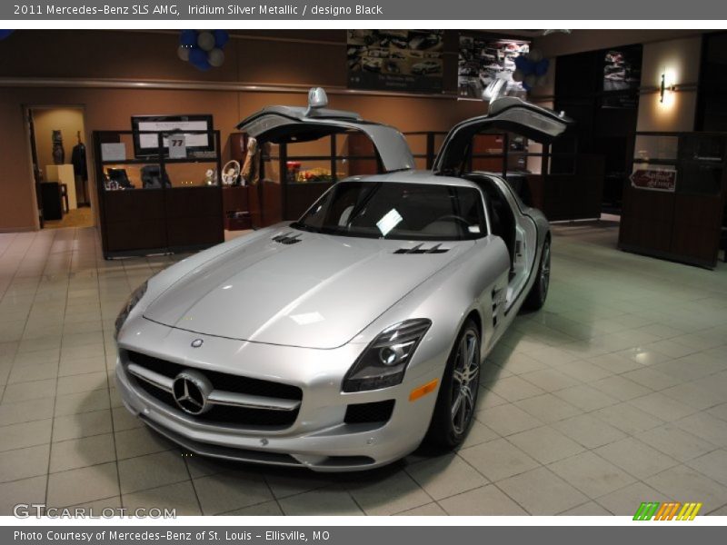 SLS gullwing doors open - 2011 Mercedes-Benz SLS AMG