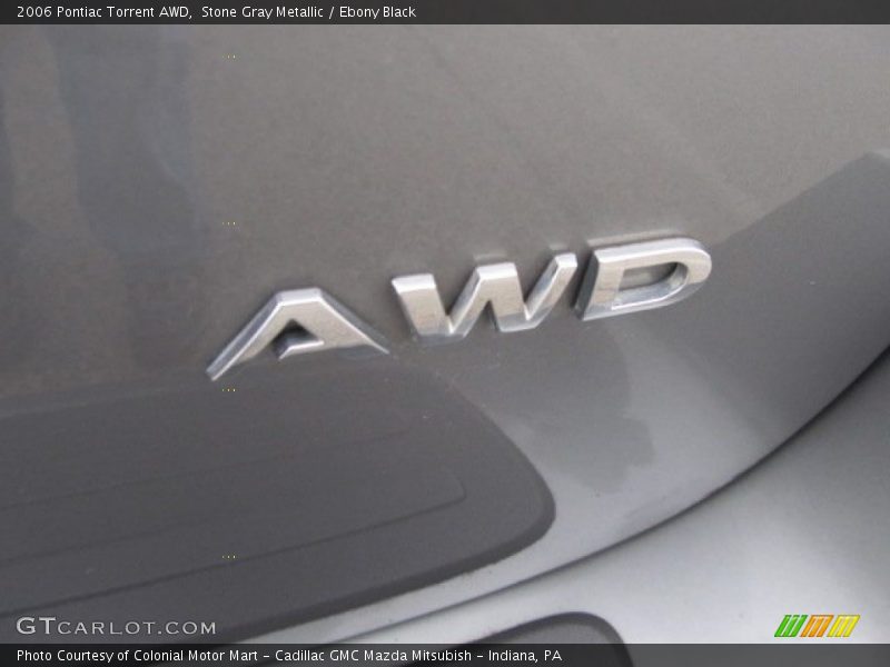 Stone Gray Metallic / Ebony Black 2006 Pontiac Torrent AWD
