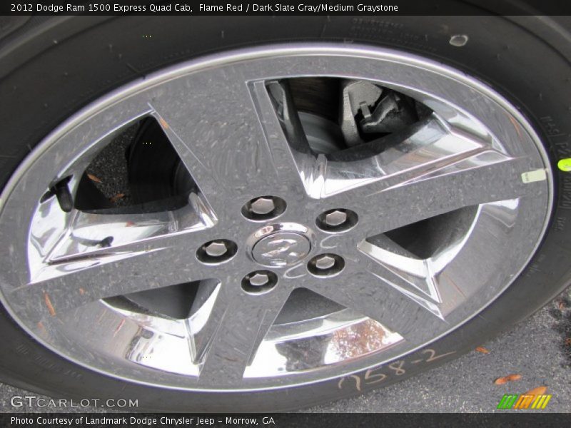 Flame Red / Dark Slate Gray/Medium Graystone 2012 Dodge Ram 1500 Express Quad Cab