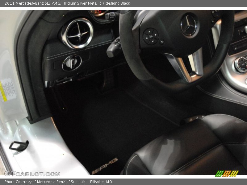Iridium Silver Metallic / designo Black 2011 Mercedes-Benz SLS AMG