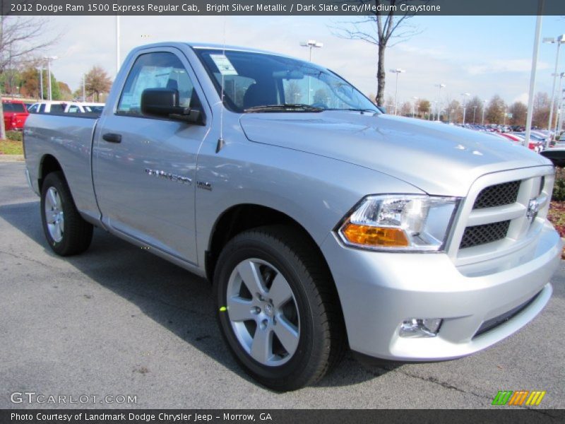  2012 Ram 1500 Express Regular Cab Bright Silver Metallic