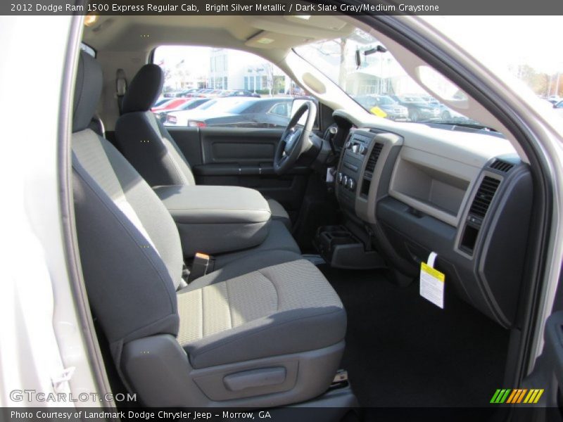 Bright Silver Metallic / Dark Slate Gray/Medium Graystone 2012 Dodge Ram 1500 Express Regular Cab