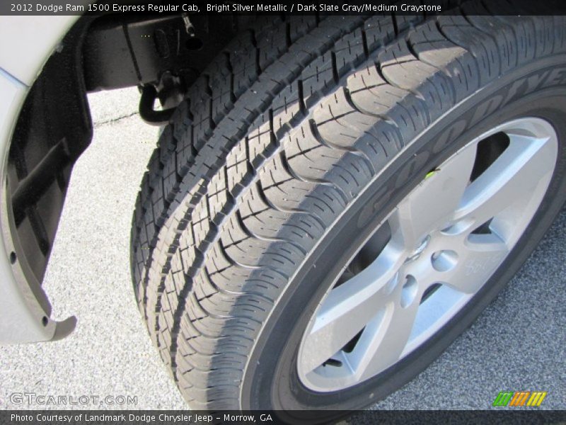 Bright Silver Metallic / Dark Slate Gray/Medium Graystone 2012 Dodge Ram 1500 Express Regular Cab