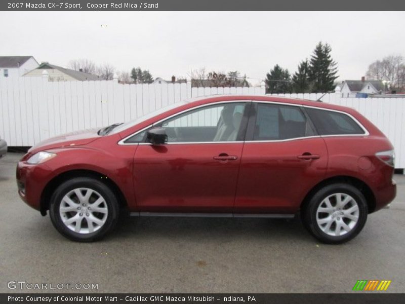 Copper Red Mica / Sand 2007 Mazda CX-7 Sport