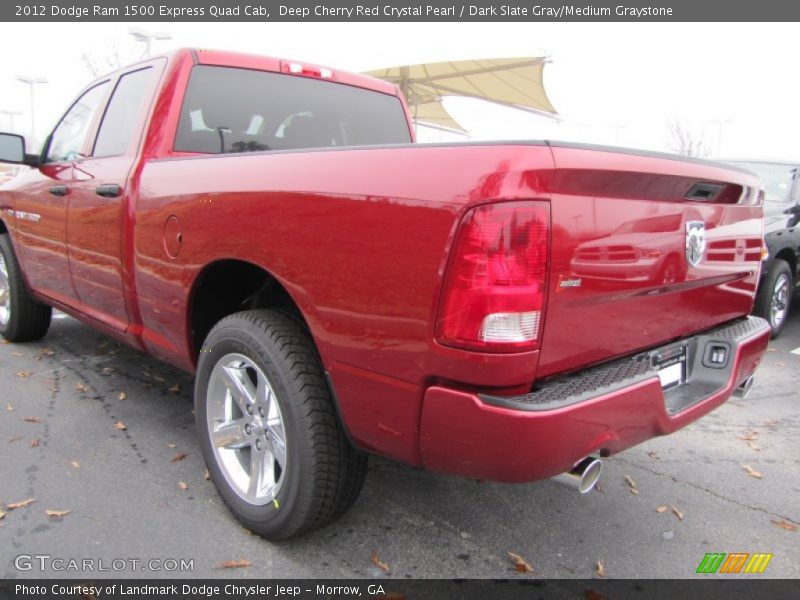 Deep Cherry Red Crystal Pearl / Dark Slate Gray/Medium Graystone 2012 Dodge Ram 1500 Express Quad Cab