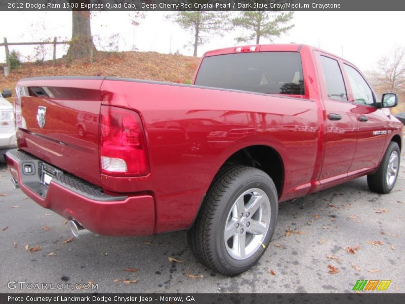 Deep Cherry Red Crystal Pearl / Dark Slate Gray/Medium Graystone 2012 Dodge Ram 1500 Express Quad Cab