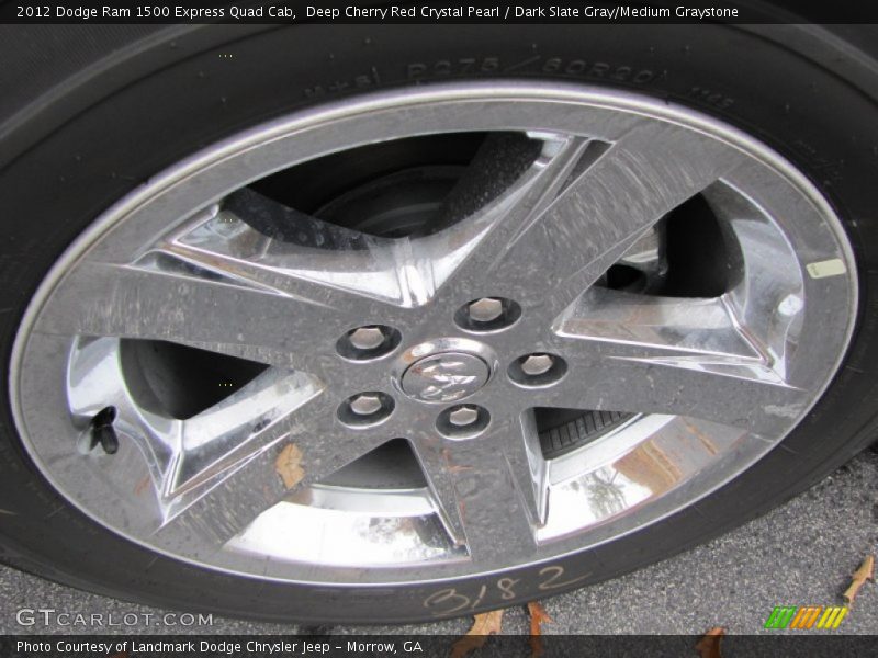 Deep Cherry Red Crystal Pearl / Dark Slate Gray/Medium Graystone 2012 Dodge Ram 1500 Express Quad Cab