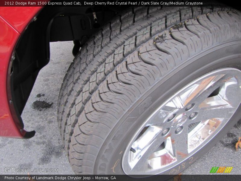 Deep Cherry Red Crystal Pearl / Dark Slate Gray/Medium Graystone 2012 Dodge Ram 1500 Express Quad Cab