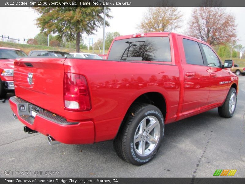 Flame Red / Dark Slate Gray 2012 Dodge Ram 1500 Sport Crew Cab