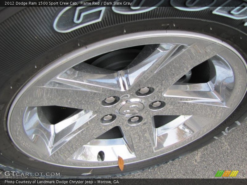 Flame Red / Dark Slate Gray 2012 Dodge Ram 1500 Sport Crew Cab