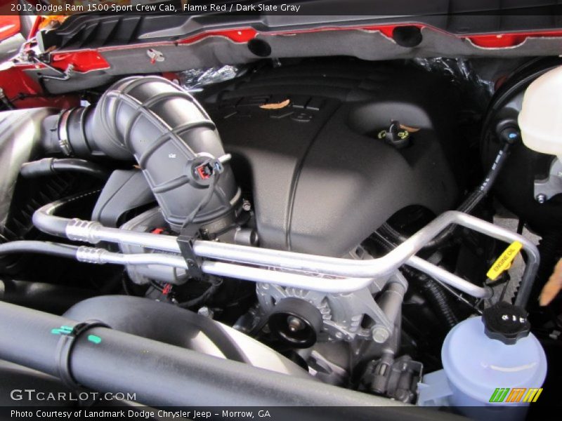 Flame Red / Dark Slate Gray 2012 Dodge Ram 1500 Sport Crew Cab