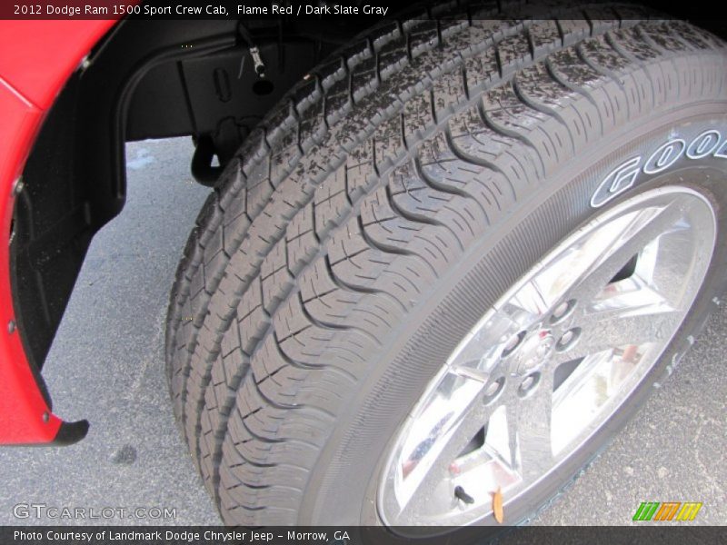 Flame Red / Dark Slate Gray 2012 Dodge Ram 1500 Sport Crew Cab