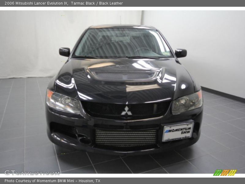 Tarmac Black / Black Leather 2006 Mitsubishi Lancer Evolution IX