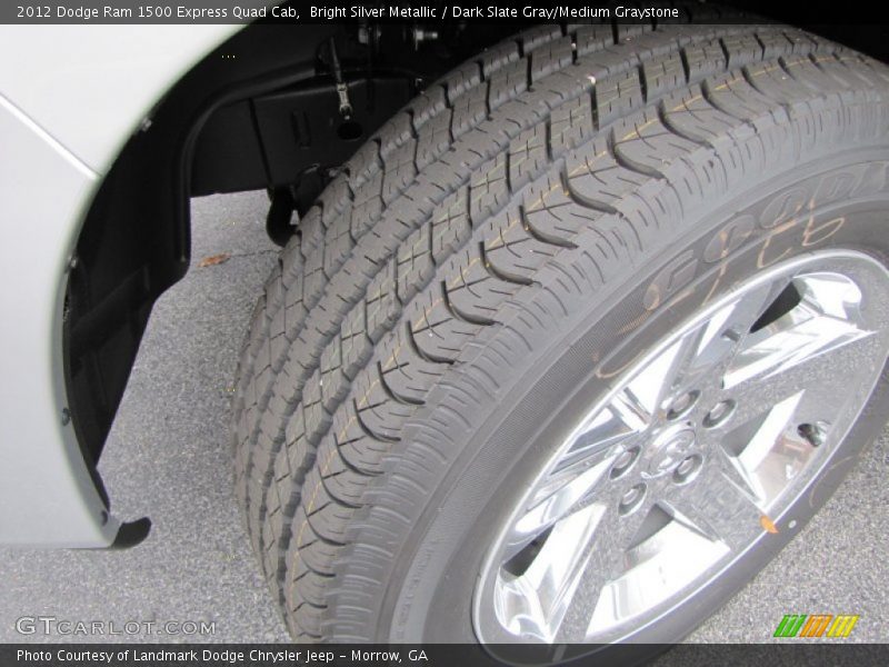 Bright Silver Metallic / Dark Slate Gray/Medium Graystone 2012 Dodge Ram 1500 Express Quad Cab