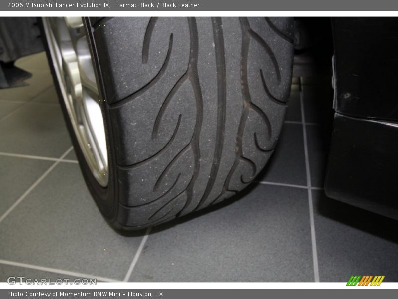 Tarmac Black / Black Leather 2006 Mitsubishi Lancer Evolution IX