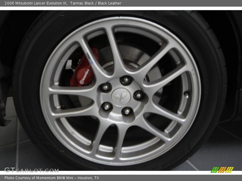 Tarmac Black / Black Leather 2006 Mitsubishi Lancer Evolution IX