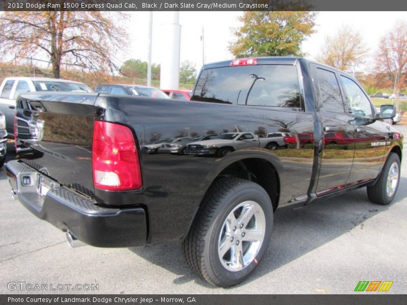 Black / Dark Slate Gray/Medium Graystone 2012 Dodge Ram 1500 Express Quad Cab