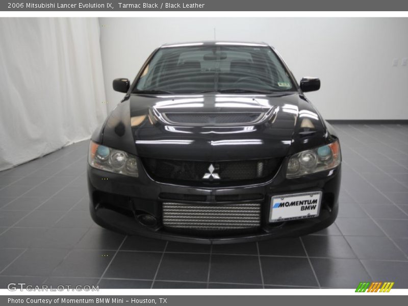 Tarmac Black / Black Leather 2006 Mitsubishi Lancer Evolution IX