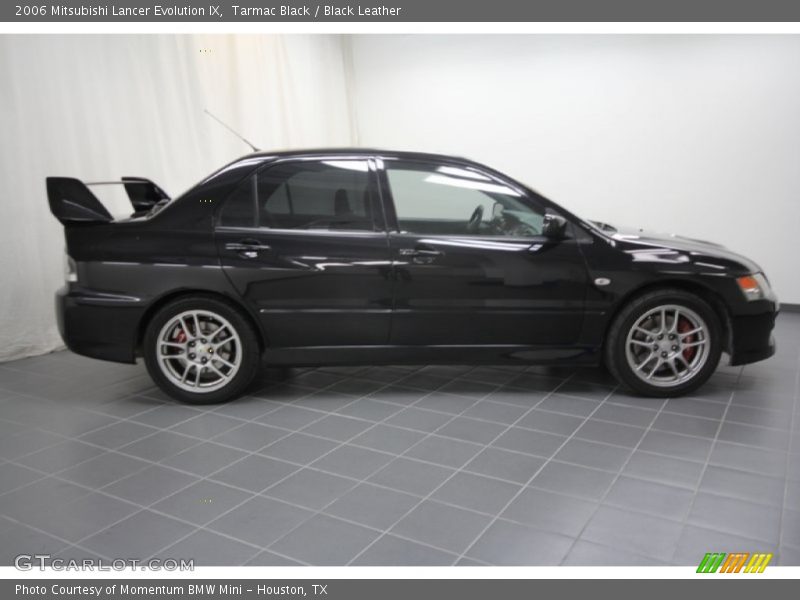 Tarmac Black / Black Leather 2006 Mitsubishi Lancer Evolution IX